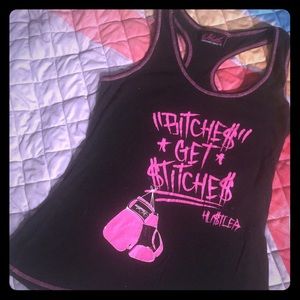 Hustler Brand Racer Back Tank